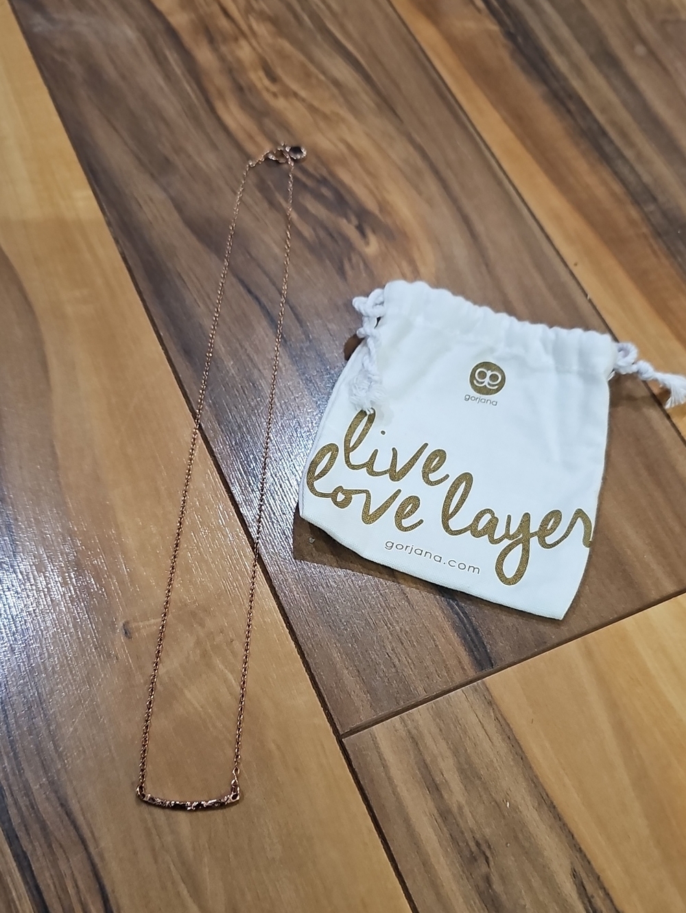 Gorjana Rose Gold Layering Necklace